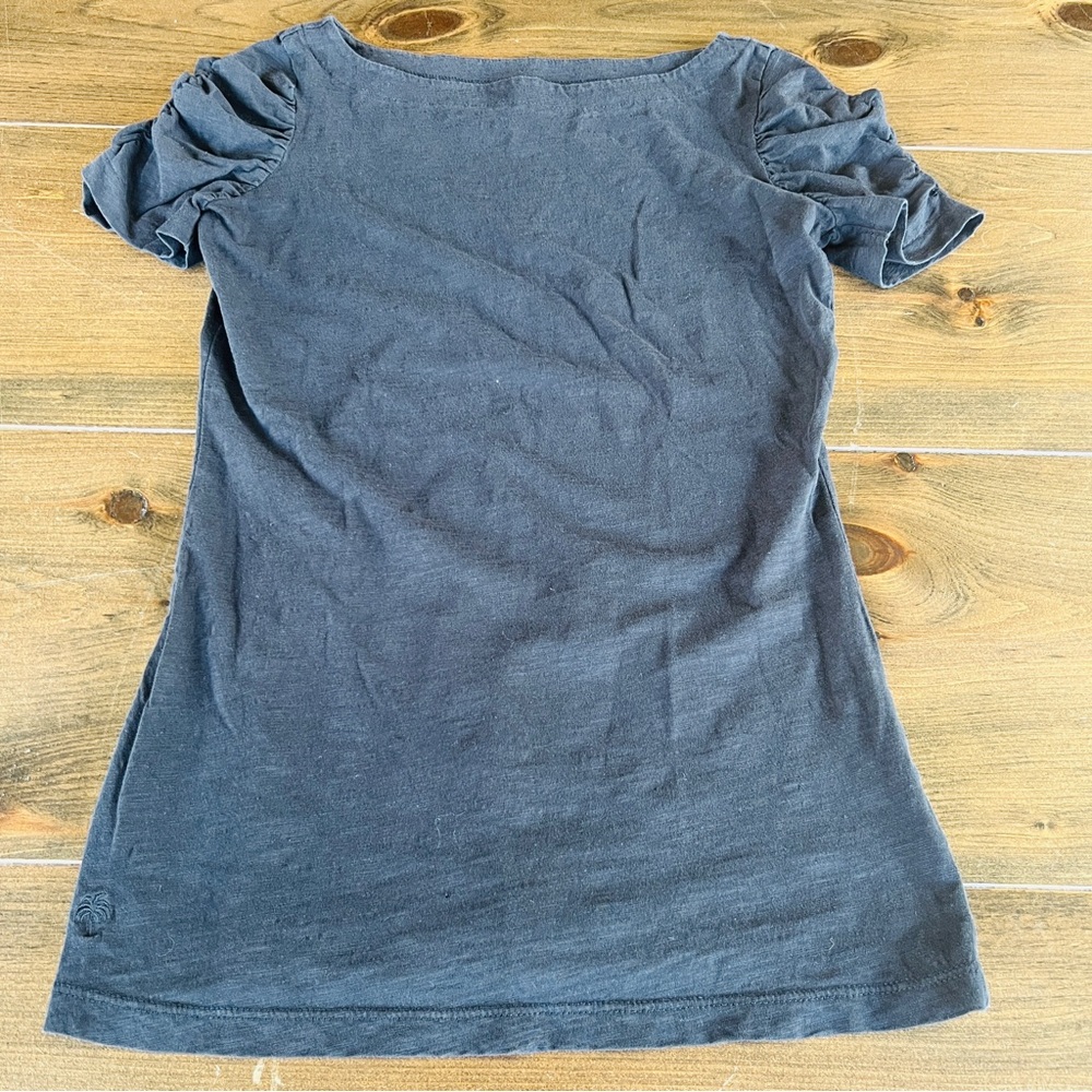 Lilly Pulitzer Charcoal Short Sleeve Top